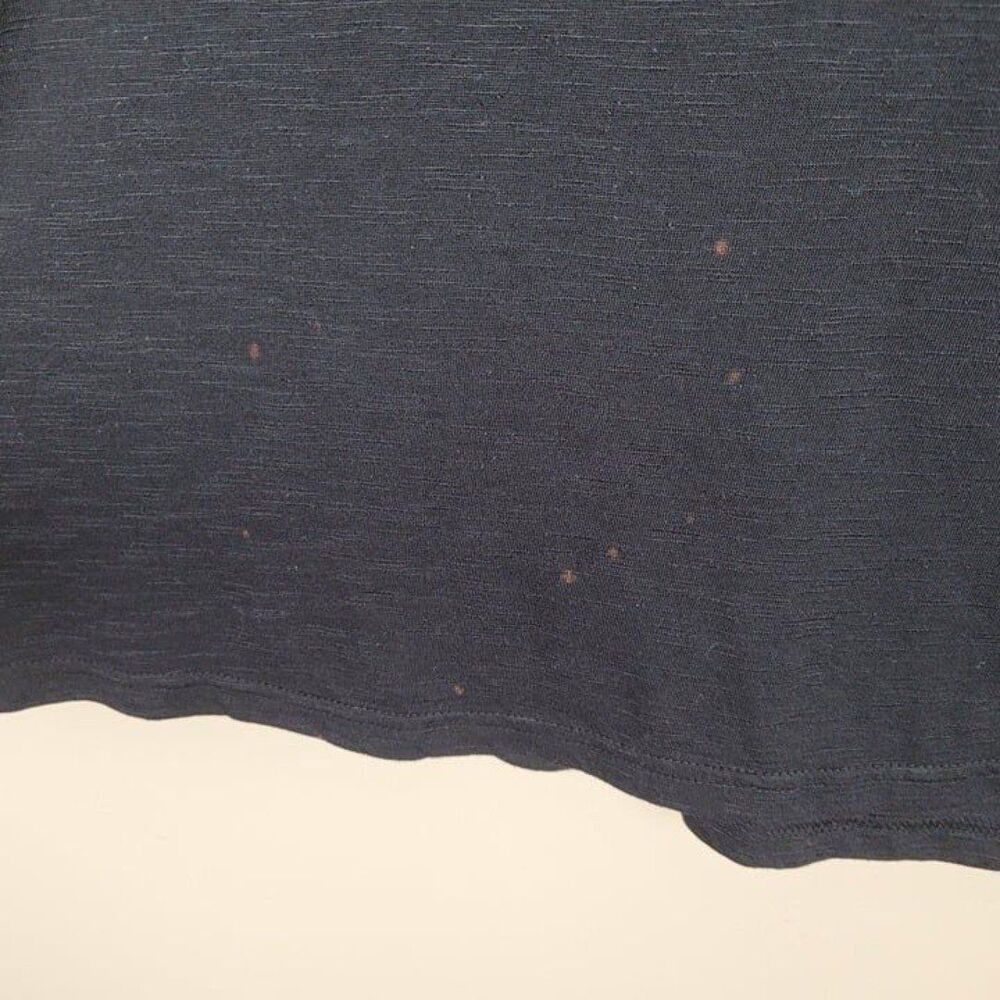 Torrid Size 1X Studded Short Sleeve Top Stretch Black Gold - Picture 6 of 10